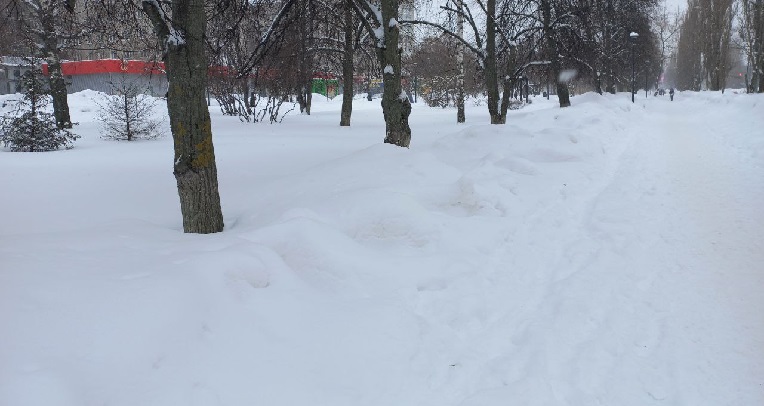 Зима не сдается